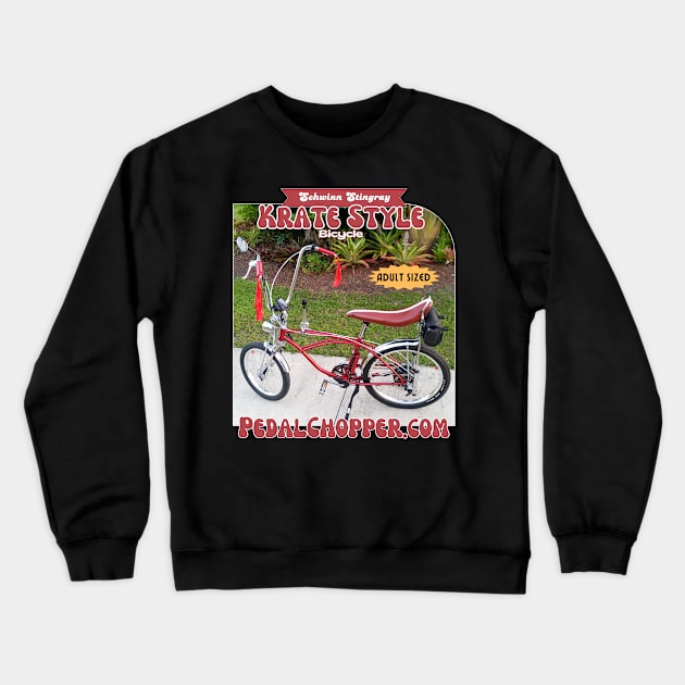 Krate Style Bicycle Crewneck Sweatshirt by BrightC